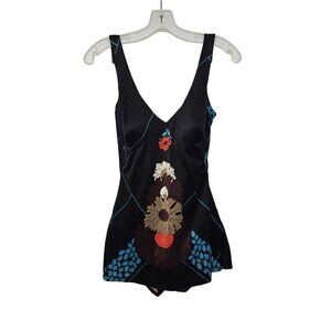Vintage 70s 80s Swimdress Swimsuit Perfection Fit Roxanne B Cup Union Made S M